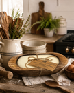 Deep Dish Dough Bowl Candle - Farmhouse Kichen