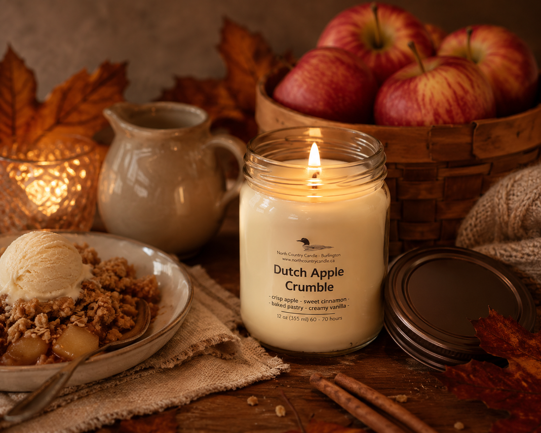 Dutch Appe Crumble Scented Soy Wax Candle