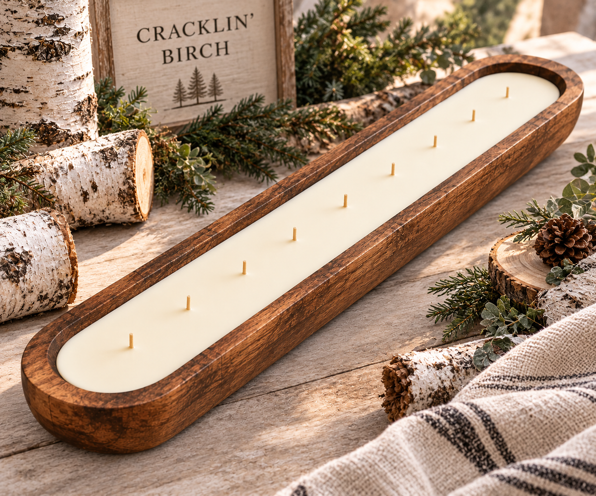 Cracklin’ Birch - 30 inch Dough Bowl Candle
