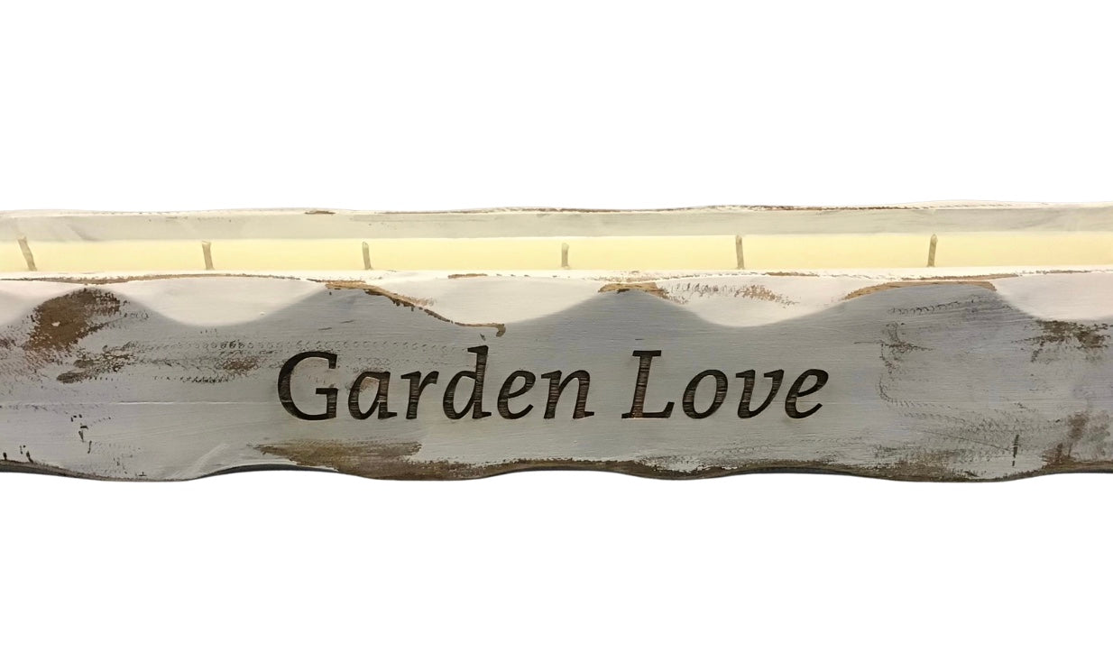 Garden Love Mango Wood Dough Bowl