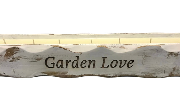 Garden Love Mango Wood Dough Bowl