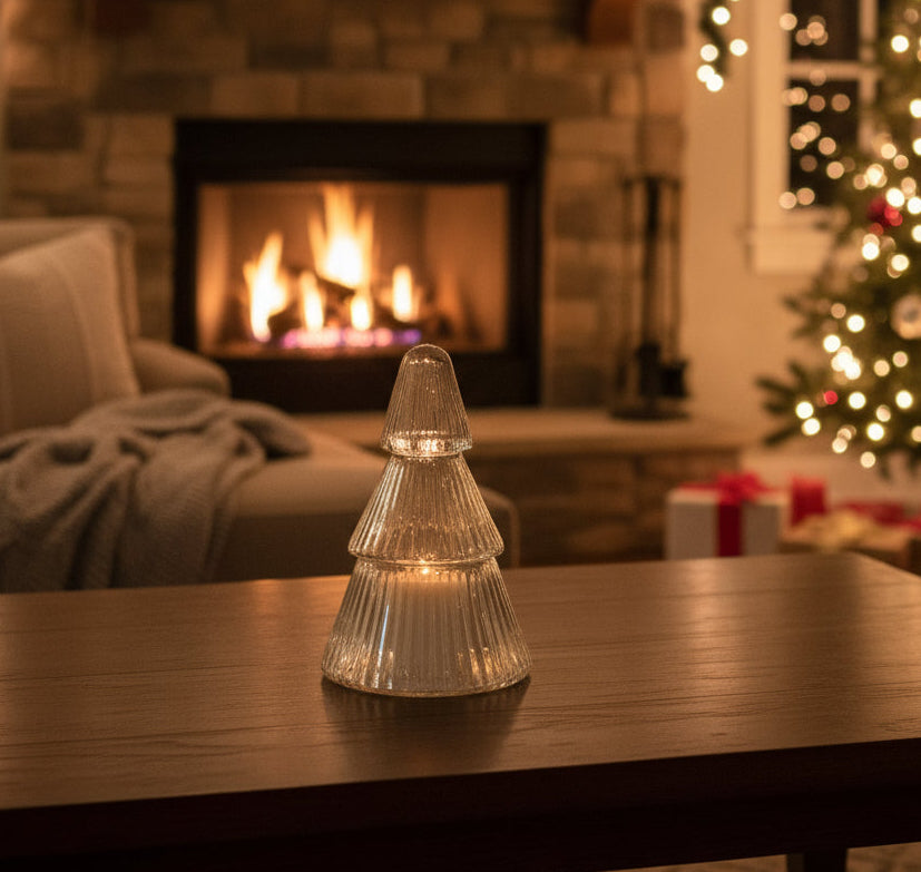 Christmas Tree Candle Jar