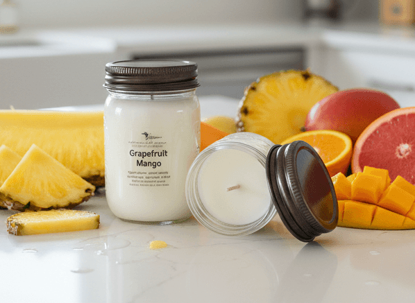 Grapefruit Mango - 12 oz Soy Wax Candle
