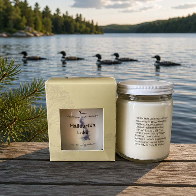 Haliburton Lake Cottage Country Lake Candle