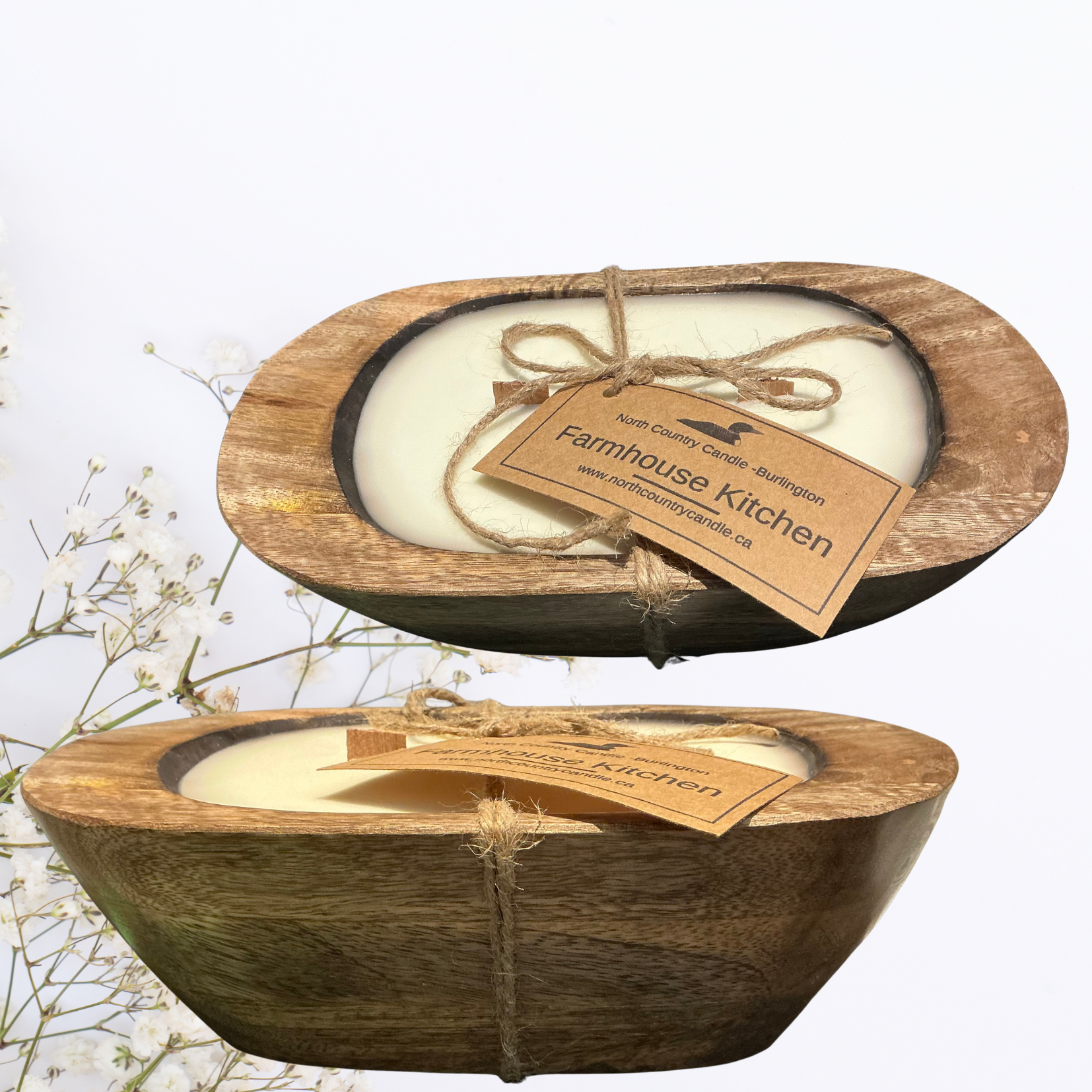 Deep Dish Dough Bowl Candle