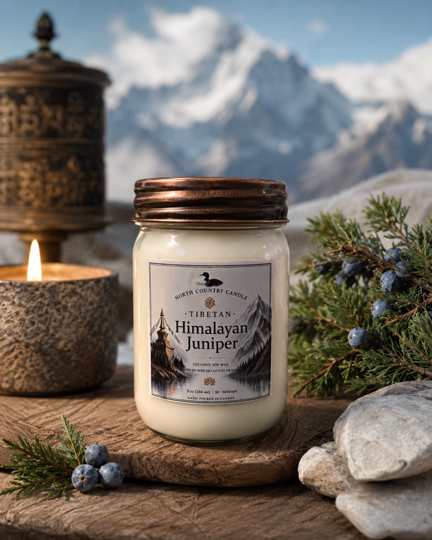 Himalayan Juniper - 12 oz Coconut Wax Candle