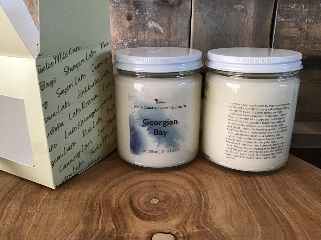 Georgian Bay - 9 oz Soy Candle Gift Boxed