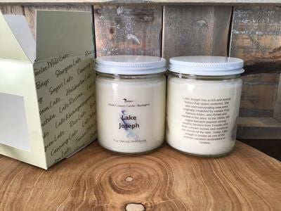 Lake Joseph - 9 oz Soy Candle -Gift Box