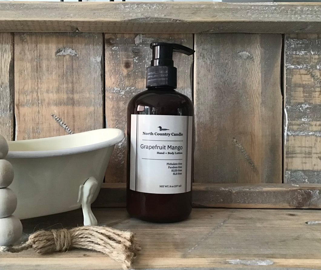 Grapefruit Mango - Moisturizing Hand + Body Lotion - 8 oz