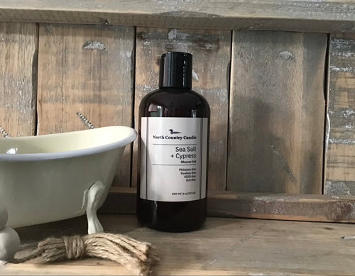 Sea Salt + Cypress Shower Gel