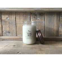 Load image into Gallery viewer, SALE- Vanilla Birch - 12 oz Soy Wax Candle

