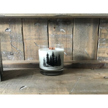 Load image into Gallery viewer, Cracklin’ Birch - 10 oz Whiskey Glass Candle
