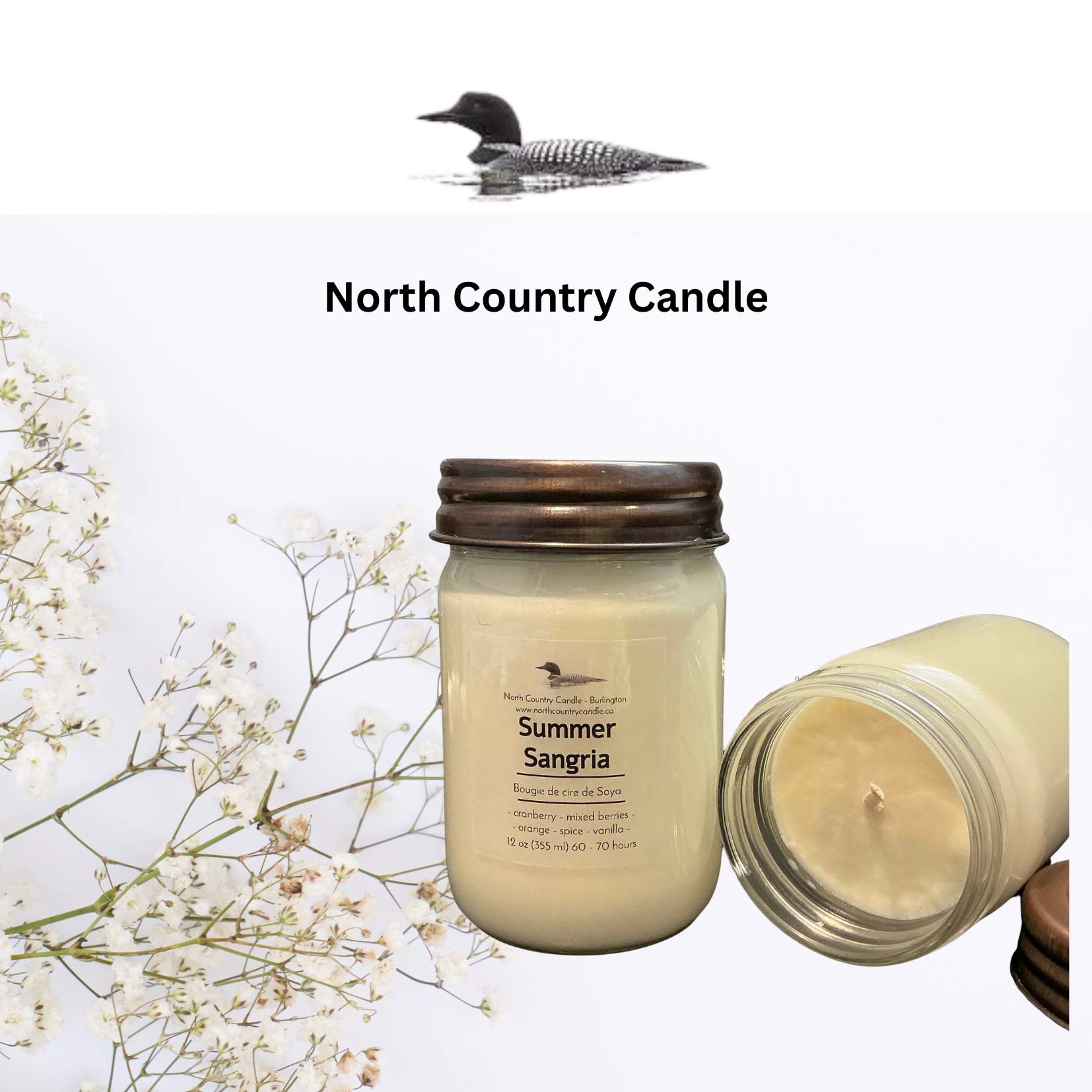 Summer Sangria - 12 oz Soy Wax Candle