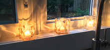 Load image into Gallery viewer, 10 oz Amber Twisted Candle Glassware
