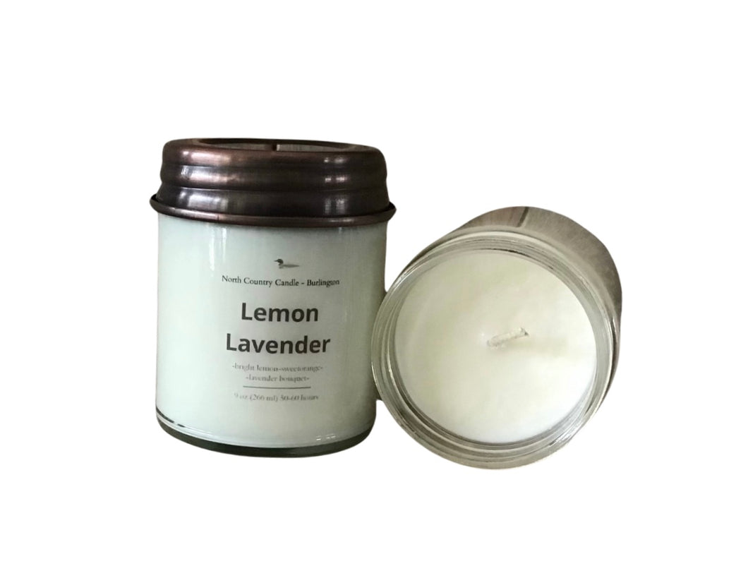 Lemon Lavender - 9 oz Soy Wax Candle