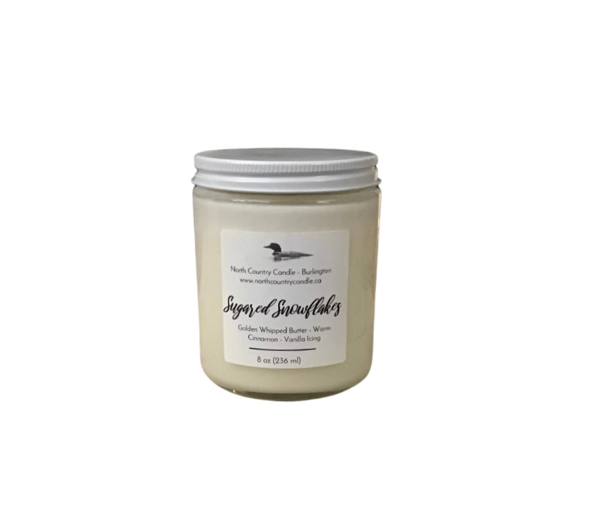 Overstock - Sugared Snowflakes - 8 oz Soy Candle
