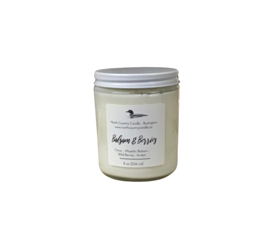 Overstock -Balsam & Berry - 8 oz Soy Candle