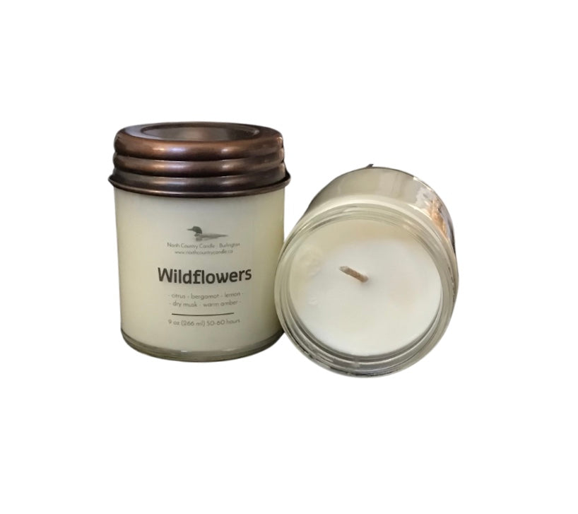 Wildflowers -9 oz Soy Wax Candle
