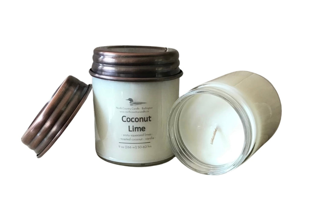 Coconut Lime - 9 oz Soy Candle