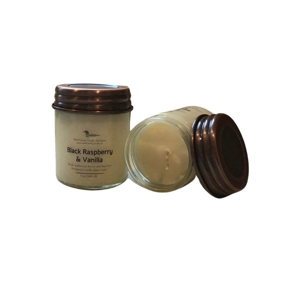 Black Raspberry & Vanilla - 9 oz Soy Candle