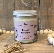 Load image into Gallery viewer, SWIRL- French Lavender - 9 oz Soy Wax Candle
