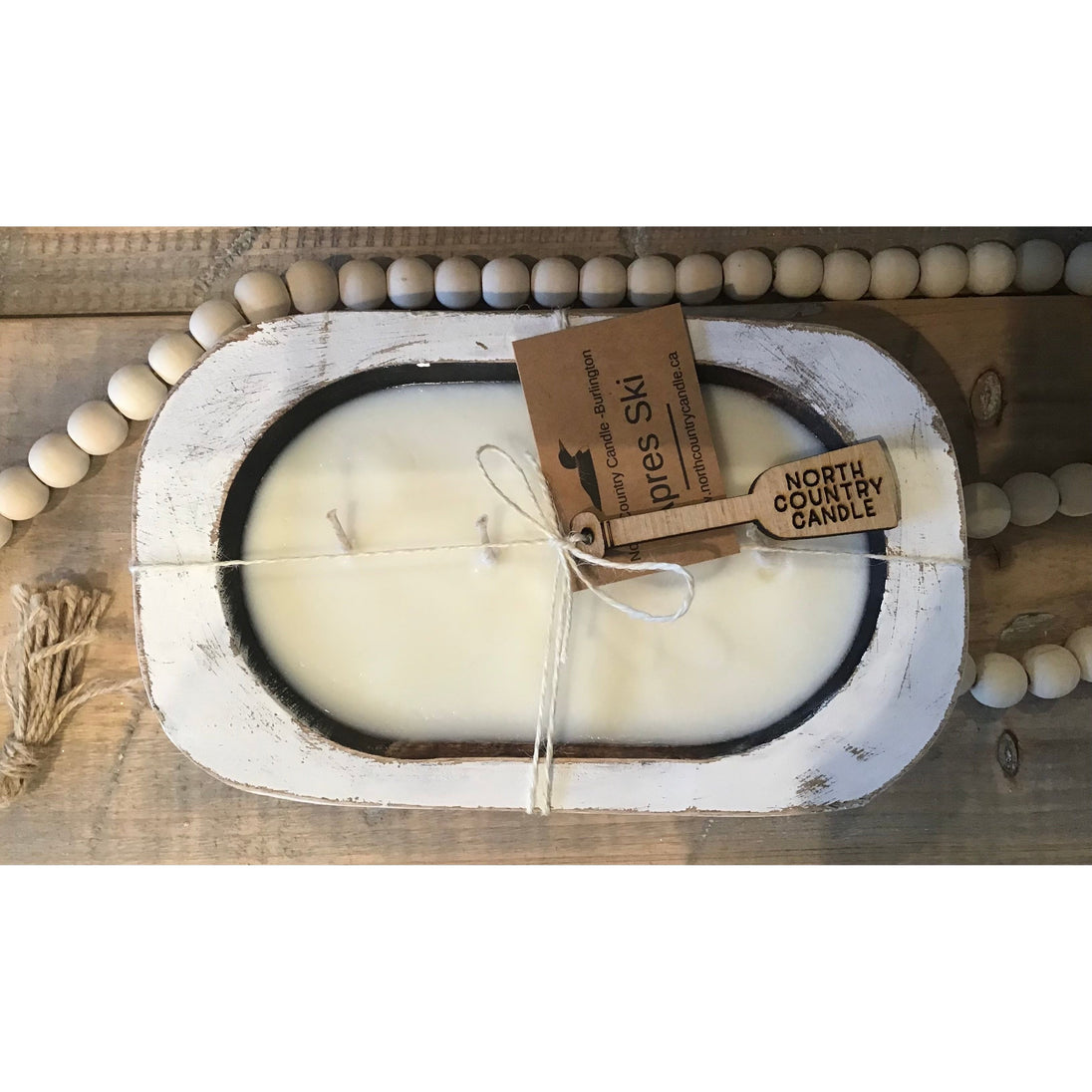 Candle Dough Bowls - Distressed Antique Linen