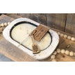 Candle Dough Bowls - Distressed Antique Linen