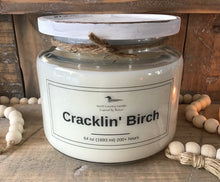 Load image into Gallery viewer, Cracklin’ Birch - 64 oz Soy Candle
