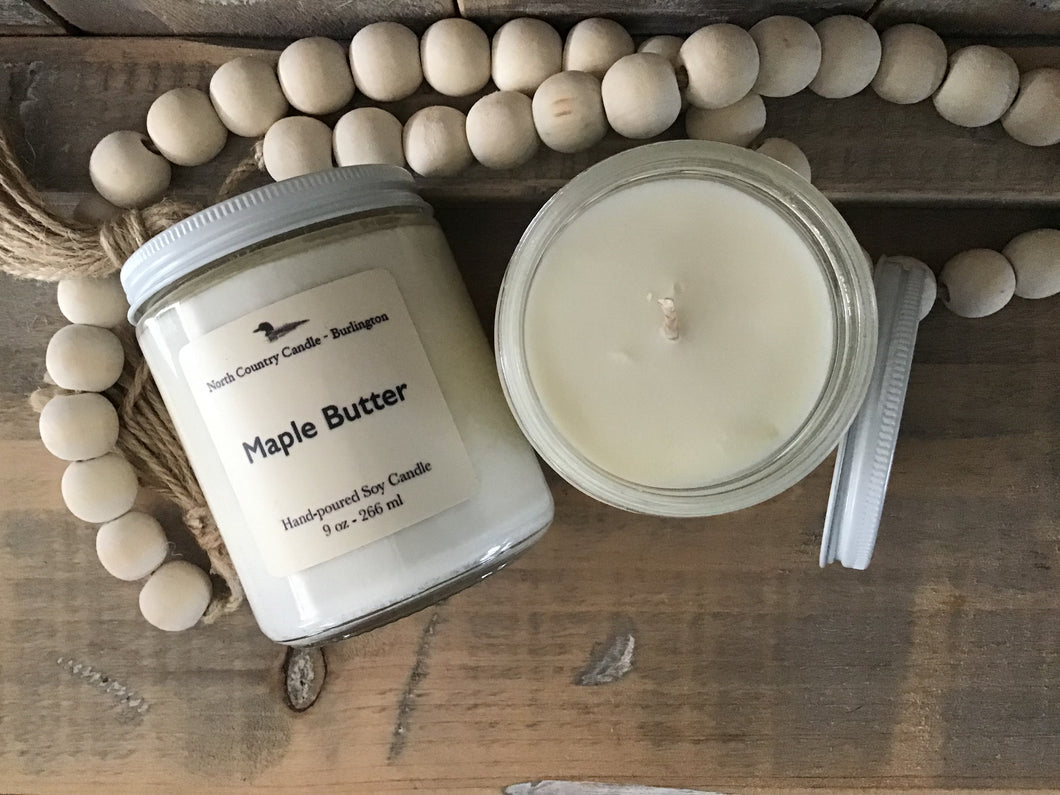 Maple Butter - 9 oz Soy Wax Candle - Best Seller!