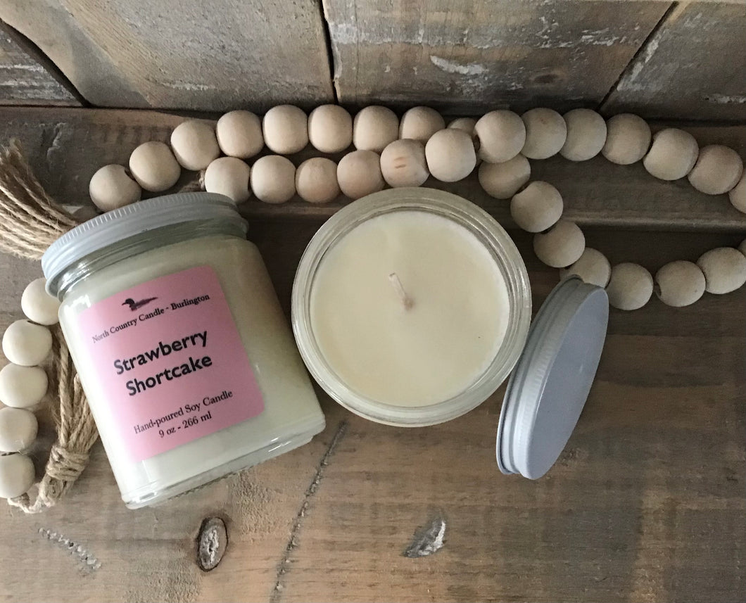 Strawberry Shortcake - 9 oz Soy Wax Candle