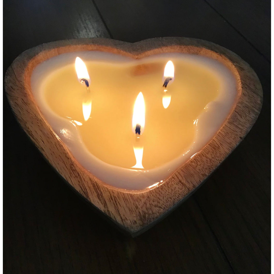 Sweetheart Mango Wood Dough Bowls