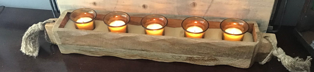 Mango wood Candle Tray