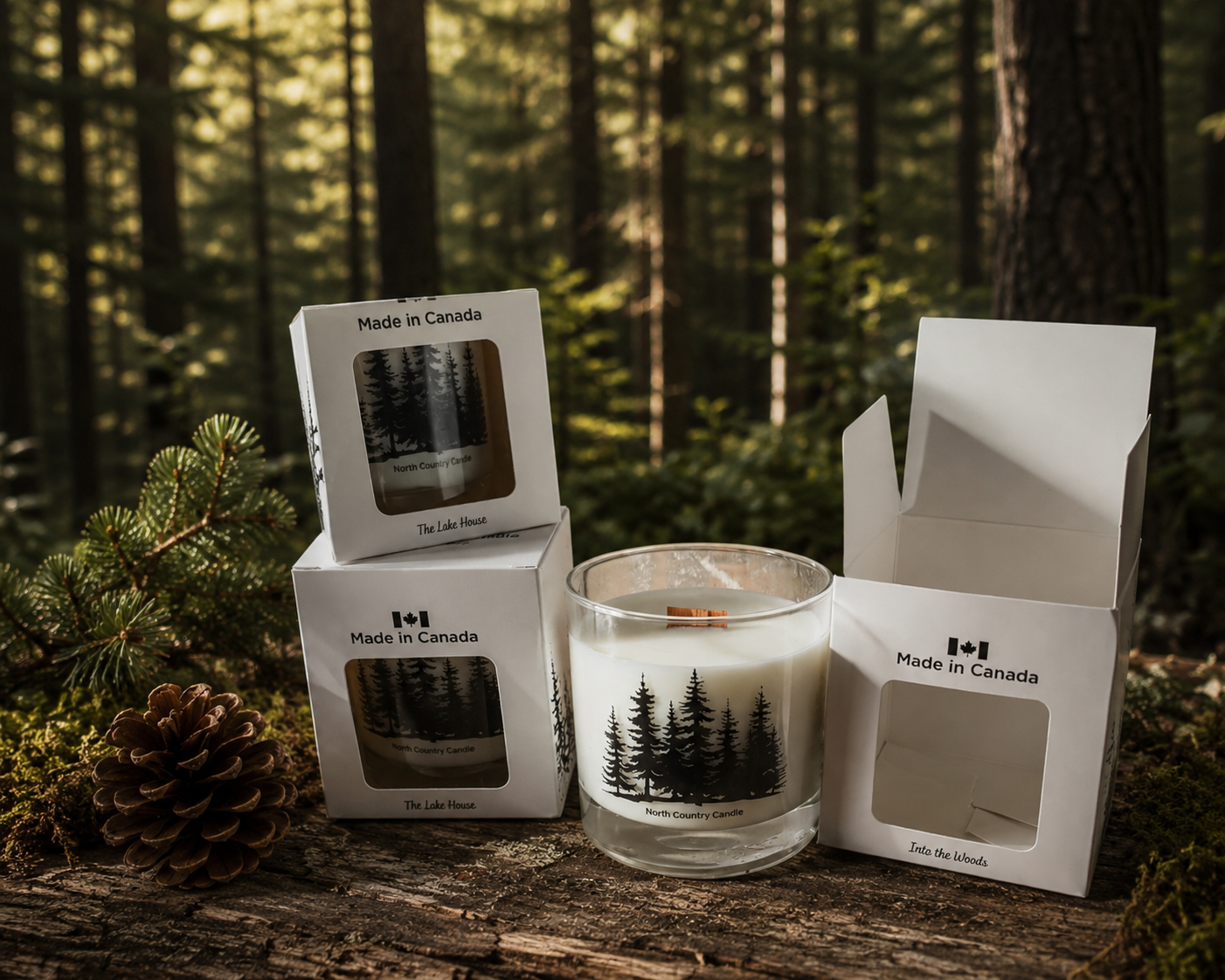 Into the Woods 10 oz Soy Wax Whiskey Candle