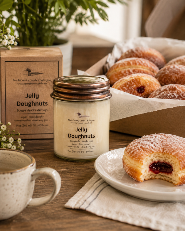 Jelly Doughnuts - 9 oz Soy Candle