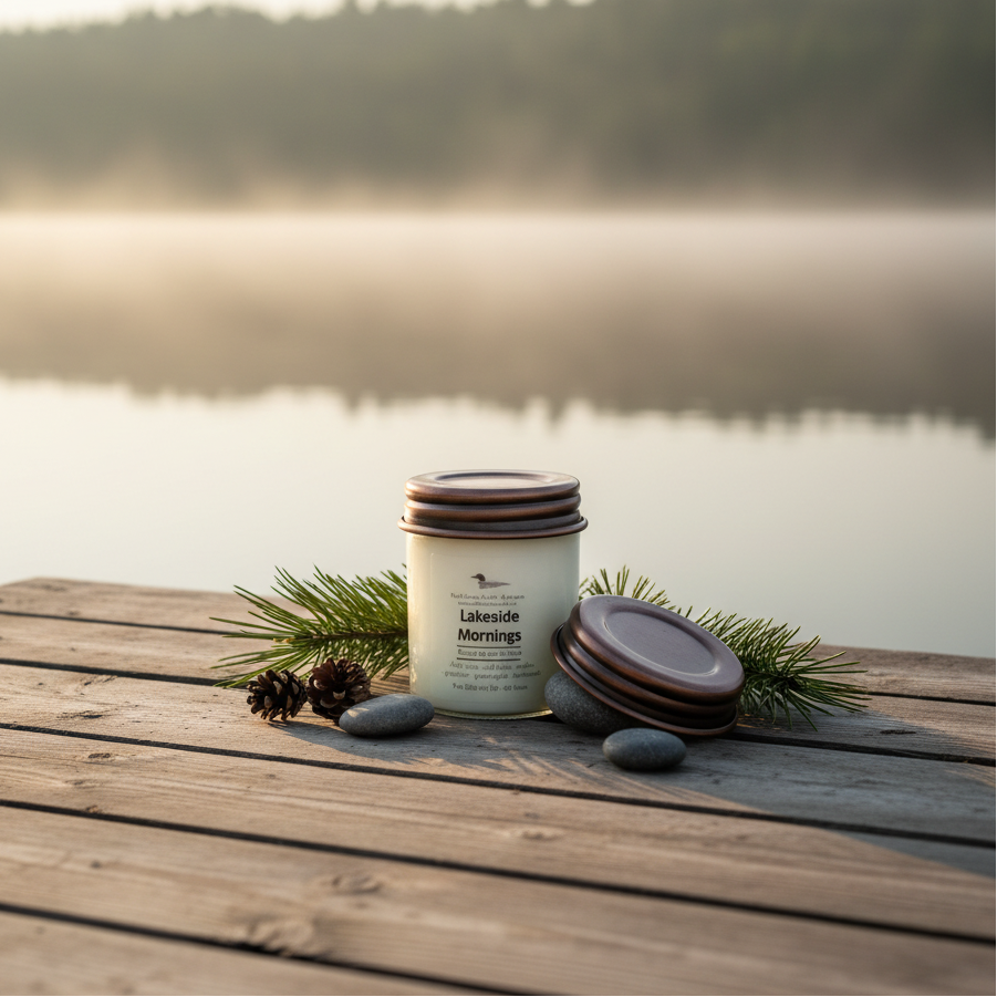 Lakeside Mornings - 9 oz Soy Candle