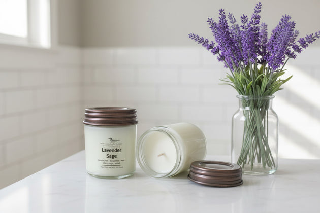 Lavender Sage 9 oz Soy Wax Candle
