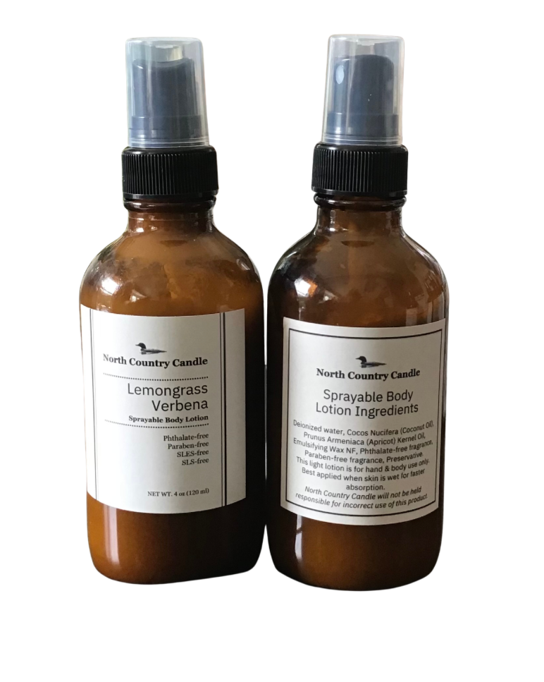 Lemongrass Verbena - 4 oz Sprayable Body Lotion