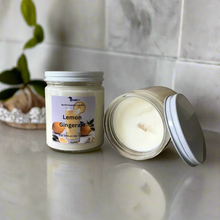 Load image into Gallery viewer, Lemon Gingerale - 9 oz Soy Wax Candle
