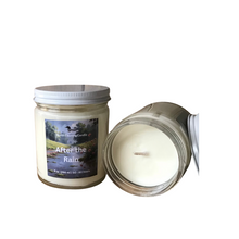 Load image into Gallery viewer, 9 oz Soy Wax Candle handpoured and scented After the Rain
