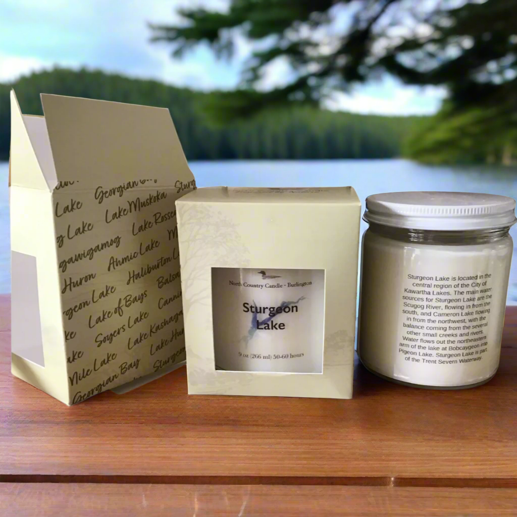 Sturgeon Lake -9 oz Candle Gift-Boxed