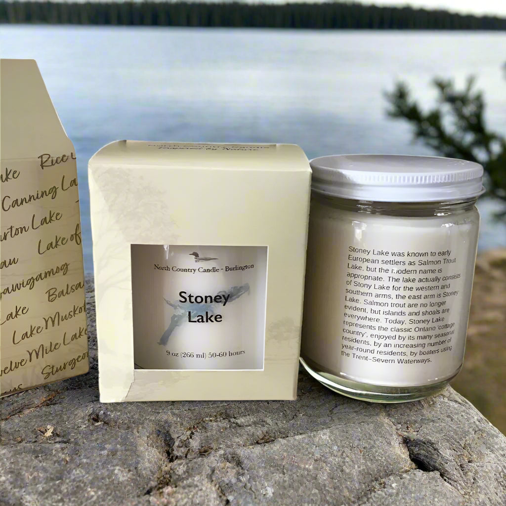 Stoney Lake -9 oz Gift Boxed Candle