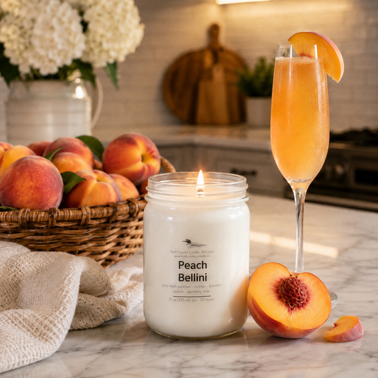 Peach Bellini - 12 oz Soy Wax Candle