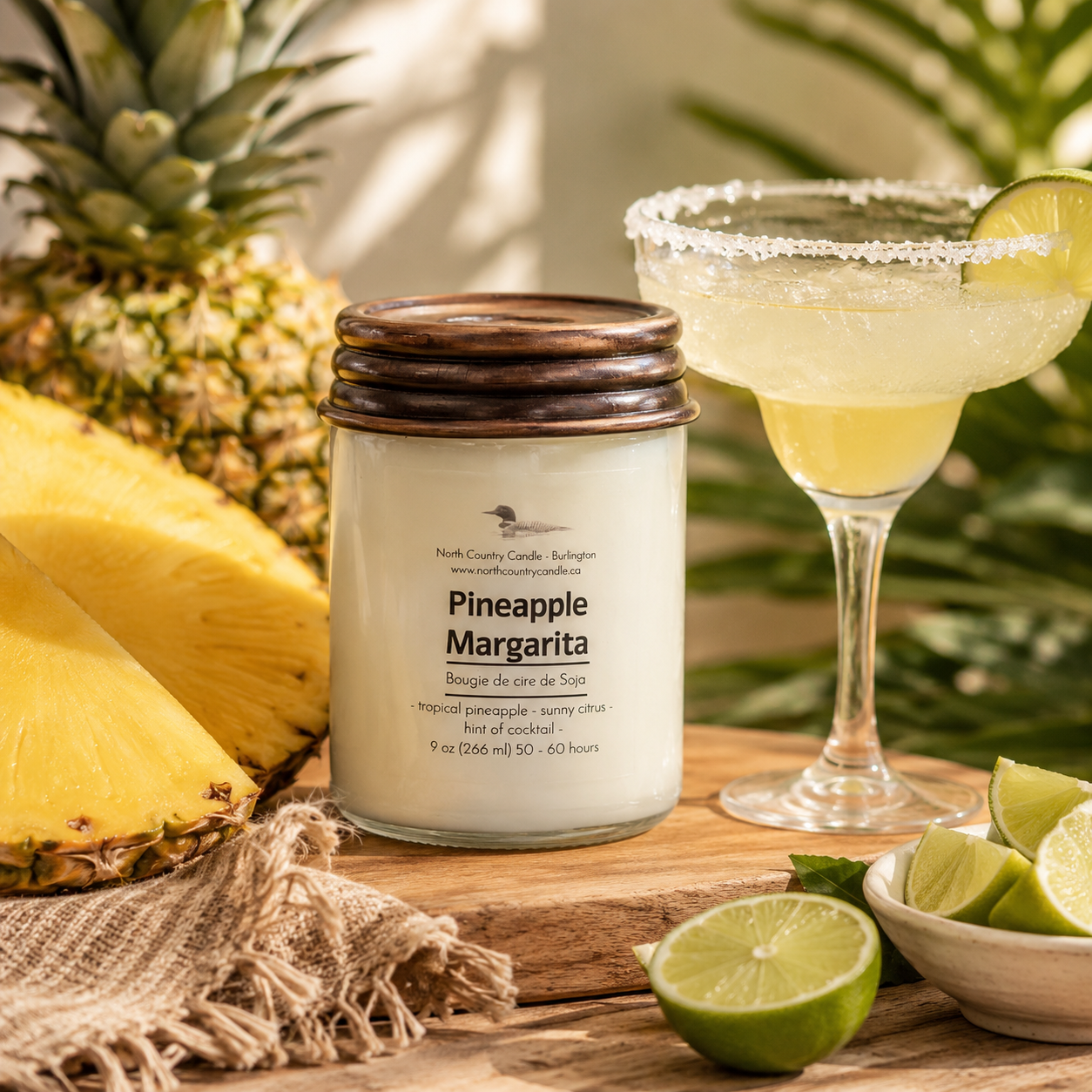 Pineapple Margarita 9 oz Sy Wax Candle