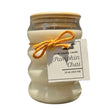 Pumpkin Chai 14 oz Bubble Ring soy wax candle with bamboo lid