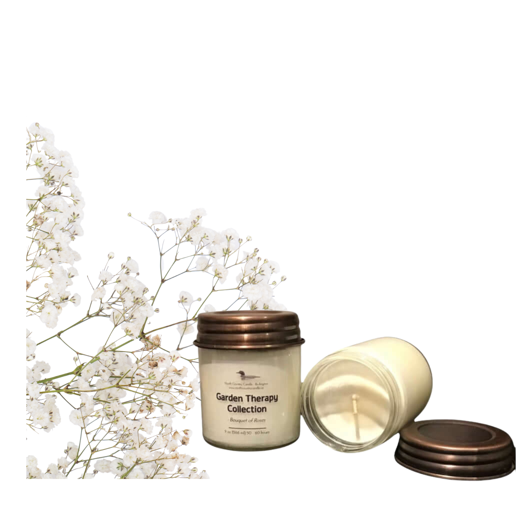 Garden Therapy Collection - Bouquet of Roses - 9 oz Soy Candle