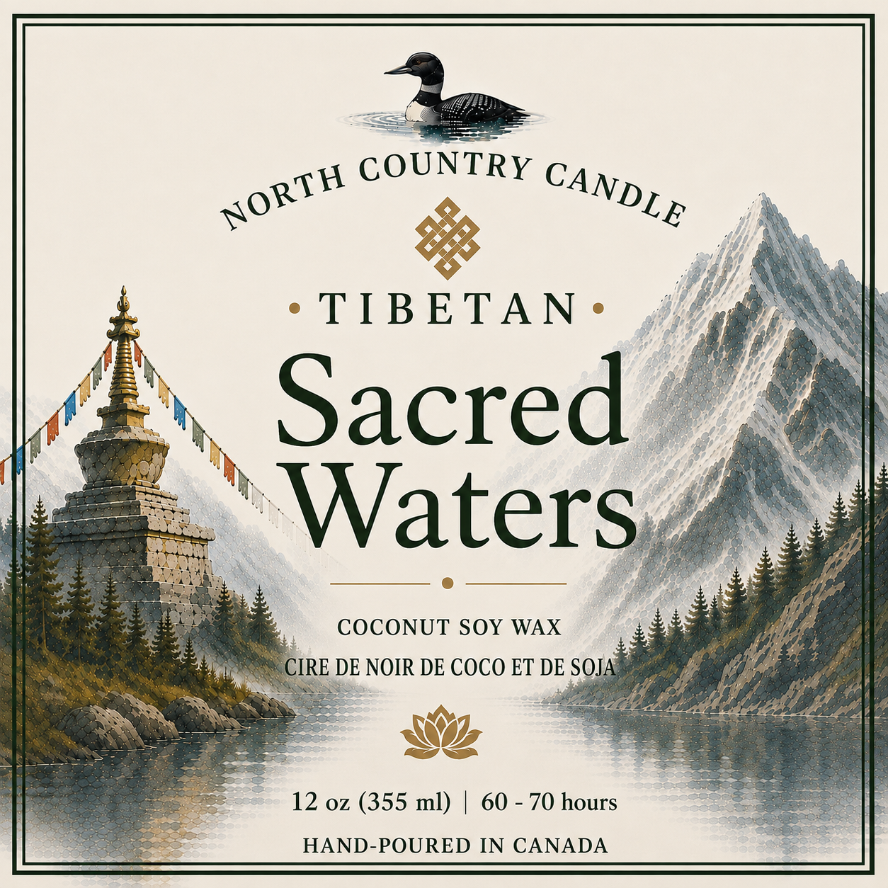 Sacred Waters - 9 oz Coconut Wax Candle