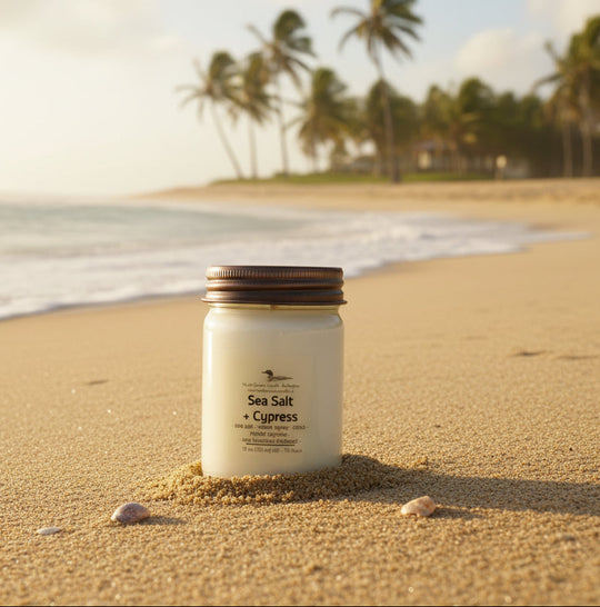 Sea alt + Cypress - 12 oz Candle
