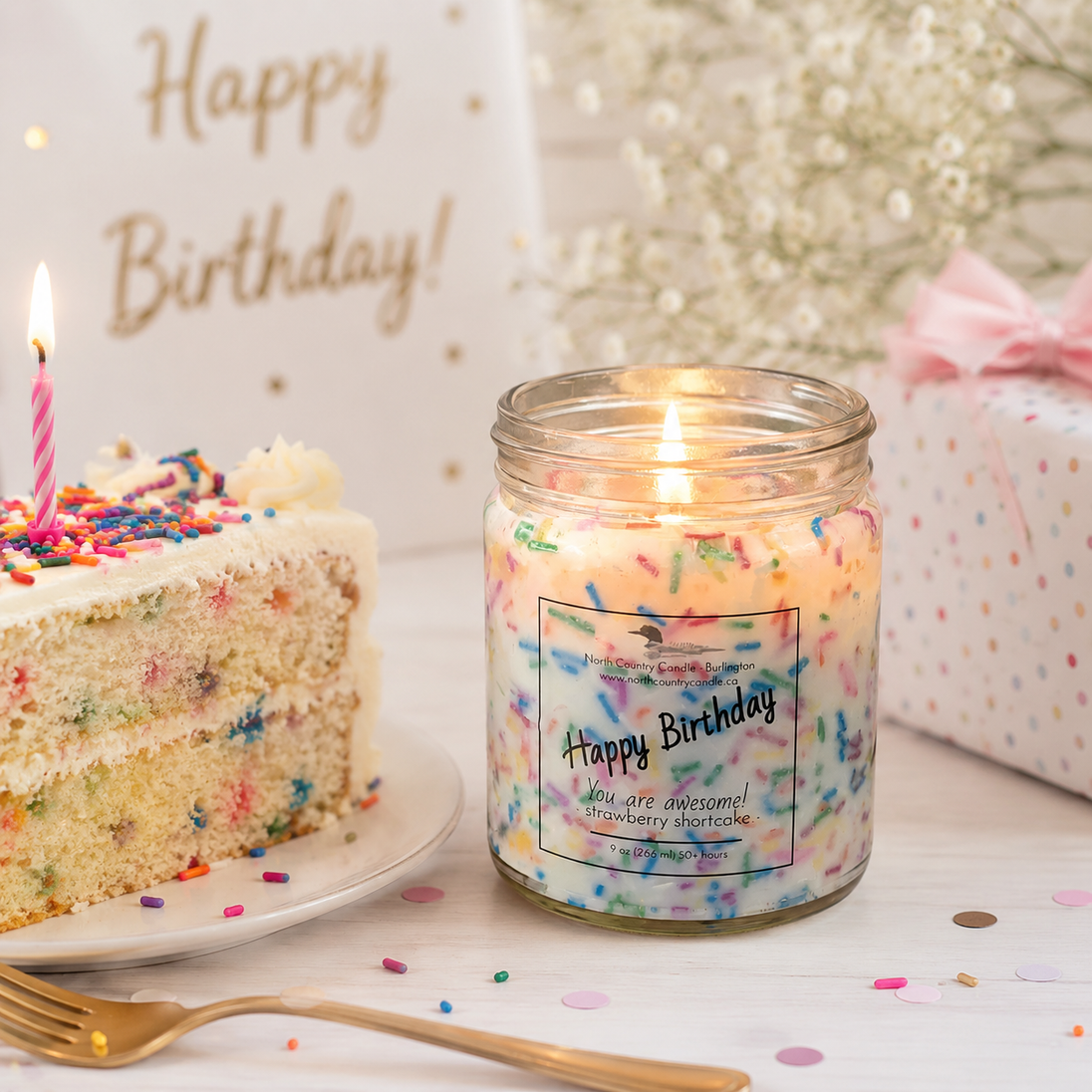 Sprinkles 9 oz Soy Wax Candles