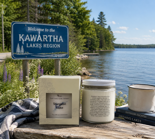 Sturgeon Lake Cottage Country Lake Candle