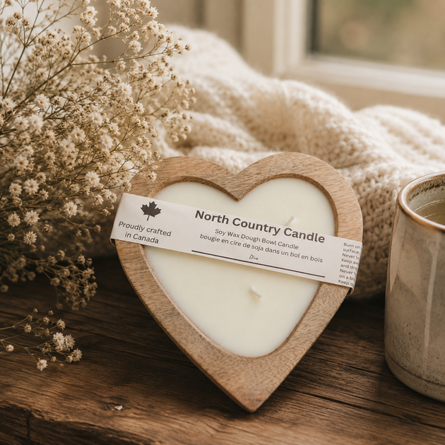 Sweetheart Dough Bowl Soy Candles